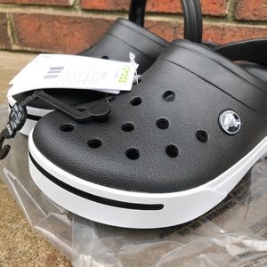 New Crocs Crocband Classic Black Clogs